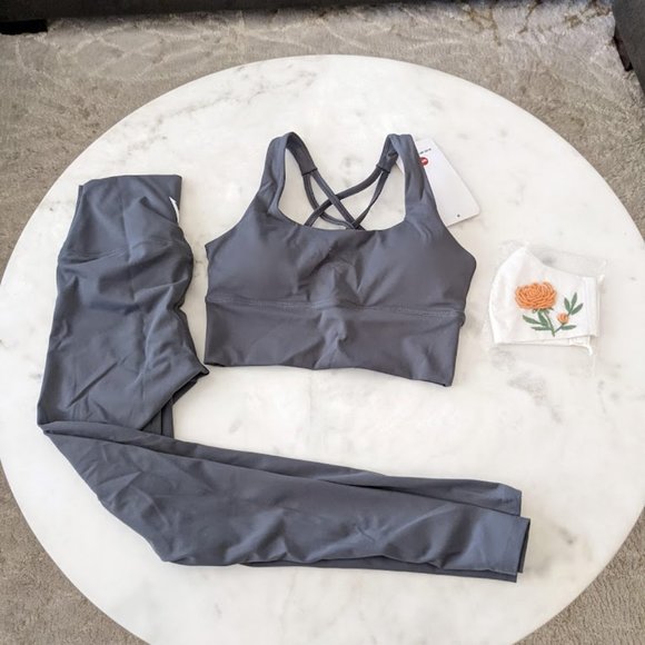 Yoga Basic Training Light Medium Performance Bra and Legging Set - Picture 8 of 11